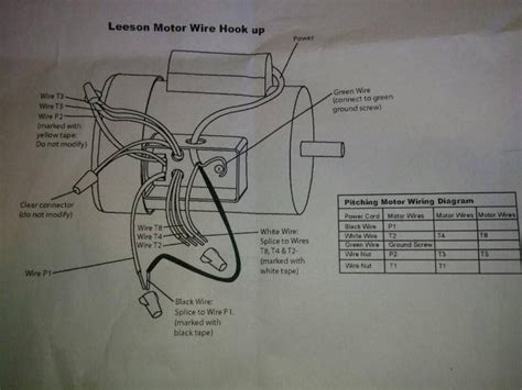 leeson motor wiring diagram  kg  fork lift electric motor wiring diagram  diagram
