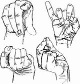 Gestures sketch template