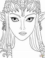 Zelda Twilight Jazza Princesse Ausmalbilder Shigeru Miyamoto Creee Supercoloring Colorare Elf Colorier Princesa Disegni Leyend Belle Pour Imprimé Fois sketch template