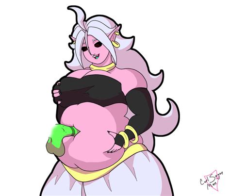 rule 34 android 21 android 21 evil bbw belly big belly