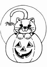 Coloring Jack Lantern Pages Cat Halloween Happy Color Persian Jackolantern Cats Printable Drawing Getcolorings Anime Lanterns Getdrawings Number Colouring Kitty sketch template