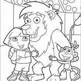Dora Friends Pages Coloring Getcolorings Color sketch template