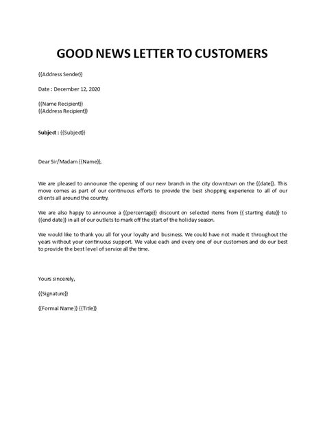 good news letter