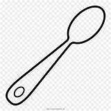 Sendok Mewarnai Cleanpng Spoons Banner2 Teaspoon Kumpulan Template Cutlery sketch template