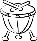 Timpani Timbales Kettledrum Percussion sketch template