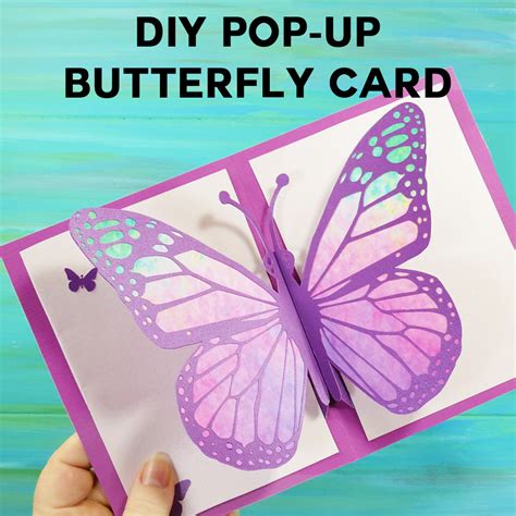 easy butterfly card diy pop  tutorial jennifer maker