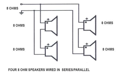 series parallel speaker wiring wiring speakers speaker wire parallel wiring