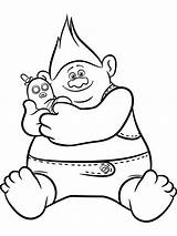 Trolls Coloring Pages Troll Party Birthday Colouring Print Printables sketch template