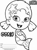 Bubble Guppies Coloring Pages Printable Oona Colouring Drawing Color Guppy Molly Sheets Sketch Print Clipart Kids Google Gum Dove Bubbles sketch template