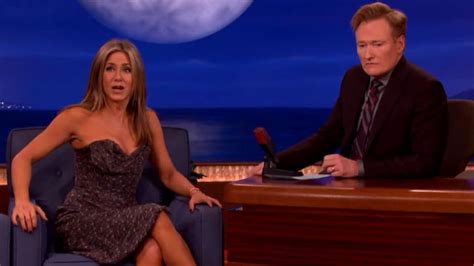 Jennifer Aniston Shocks Conan O Brien With Sex Toy Necklace