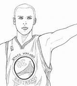 Basketball Printable Steph Educativeprintable Colouring Albanysinsanity Stephan sketch template