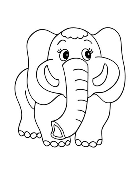baby elephant coloring pages  getcoloringscom  printable