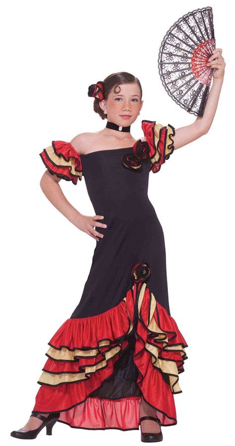 kids flamenco spanish dancer girls costume   costume land