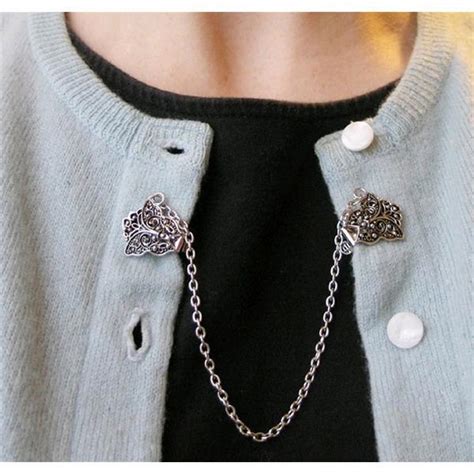 Collar Chain Vintage Collar Chain Cardigan Chain Sweater Chain