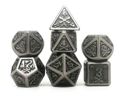 dnd dice metal dice set mtg dice cool dice polyhedral dice etsy