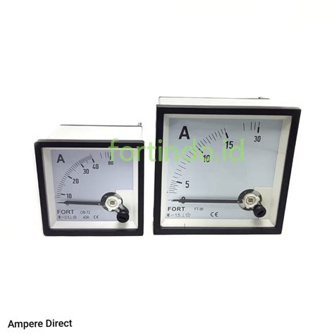 amper meter direct jarum analog amdir amdir class  ft adt
