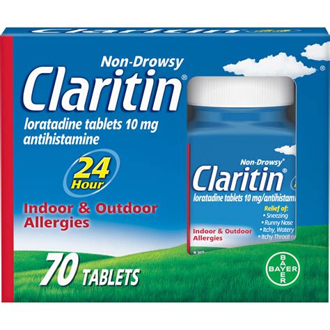 claritin  hour  drowsy allergy relief tablets  mg  ct walmartcom walmartcom