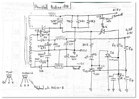 meanwell power supply schematic diagram electronics repair  technology news
