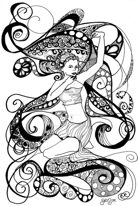 pin  goddess beautiful women colouring pages