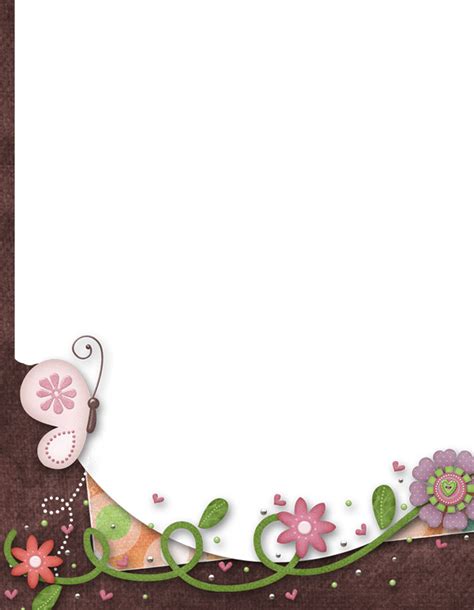 images   printable stationery paper  borders