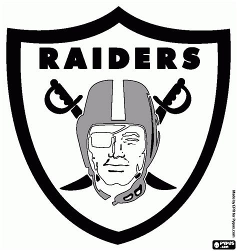 oakland raiders  coloring pages