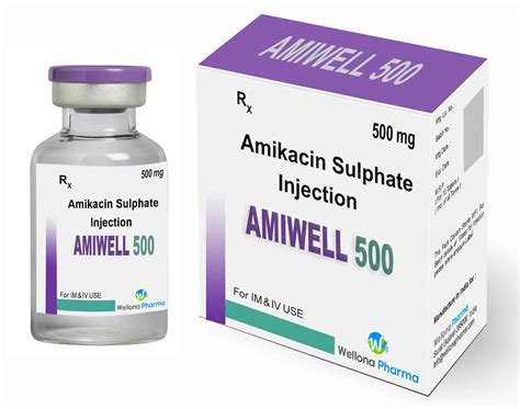 amikacin injection route side effects  dosage