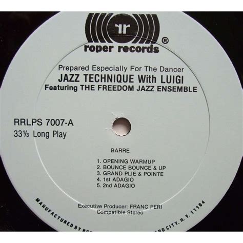 Jazz Technique Dancing From The Inside By Luigi Featuring The Freedom