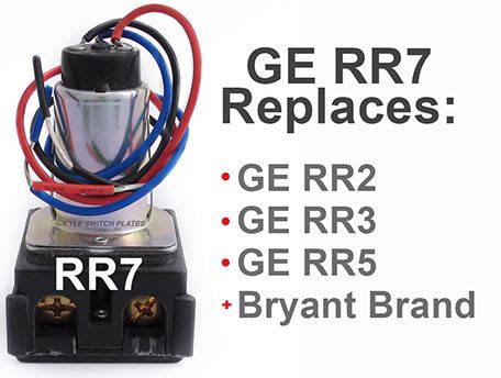 ge rr relay replacement rr rr  kyle switch plates