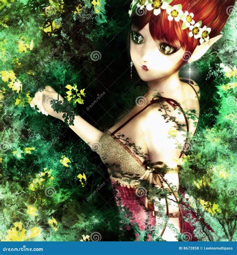 cute fairy royalty  stock  image