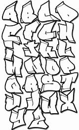 Coloring Graffiti Pages Alphabet Letters Clipart sketch template