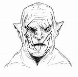 Orc Azog Drawings Printable Artpal Fantasy Earn Learn Illustration sketch template