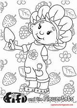 Coloring Fifi Flowertots Pages Pdf Book Edit Am sketch template