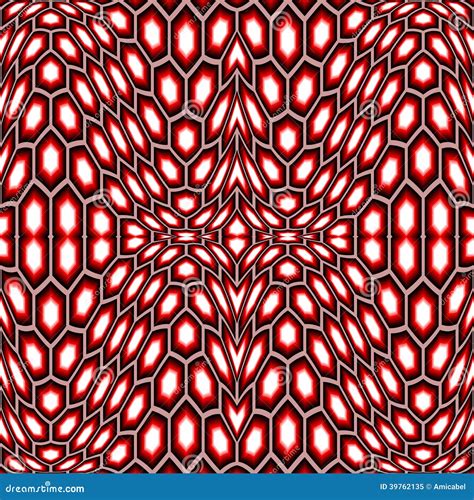 design seamless distorted hexagon pattern stock vector illustration