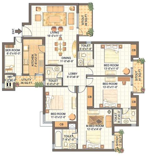 city  bedroom condo floor plans google search proekty domov dom dizayn
