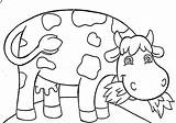 Coloring Vaca Netart Cows sketch template