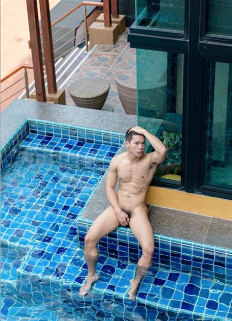 the gay side of life asian hunk in a pool nswf