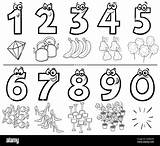 Numero Numeros Alamy sketch template