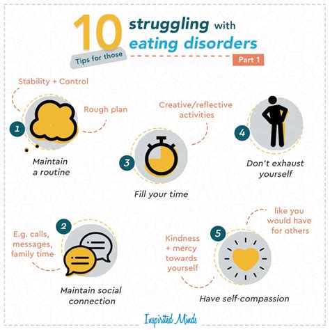 10 Tips For Those Struggling With Eating Disorders Inspirited Minds