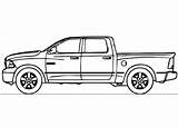 Coloring Truck Pages Printable Chevy Trucks Color Dodge Pickup Sheets Ram Kids 4x4 Car Procoloring Monster Print Outstanding Classic Ca sketch template