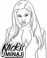 Minaj Nicki Topcoloringpages sketch template