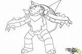 Pokemon Chesnaught Draw Coloring Drawingnow Step sketch template