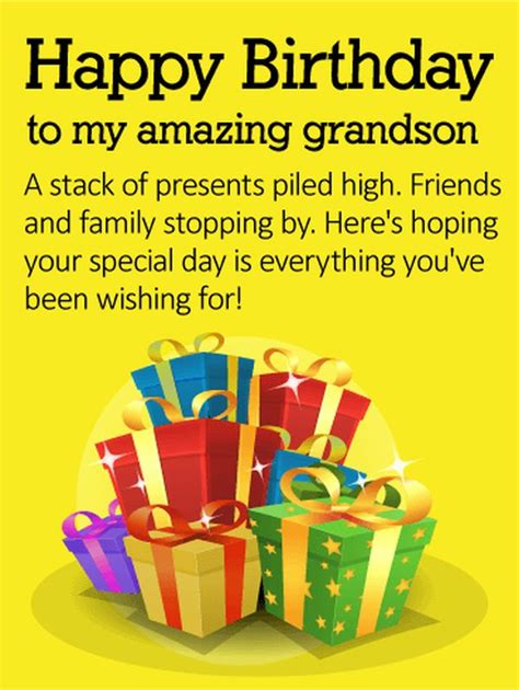 Birthday Quotes For Grandson Inspiration