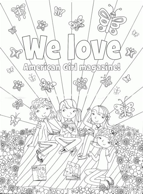 beautiful image american girl coloring pages mckenna american