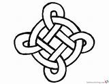 Knot Celtic Template Simple Coloring Pages Printable Drawing Step Clipartmag Kids sketch template