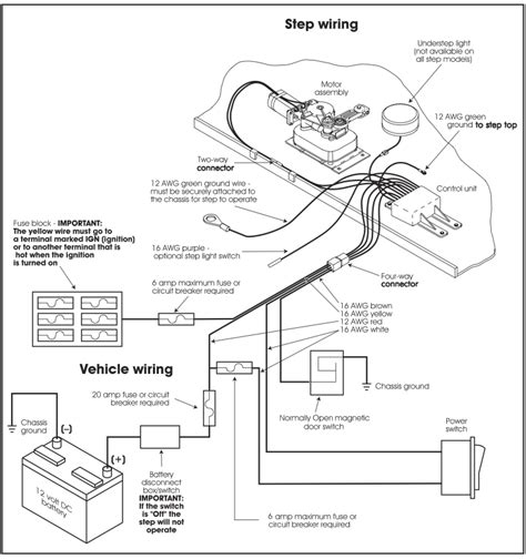 kwikee electric step wiring diagram  wiring diagram sample