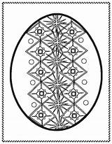 Coloring Easter Pages Egg Eggs Pysanky Ukrainian Ukraine Getdrawings Popular Library Books Pattern sketch template