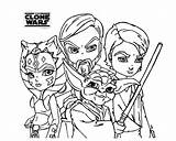Wars Star Coloring Pages Ahsoka Clone Birthday Drawings Drawing Cartoon Dad Daughter Happy Quotes Printable Daddy Tano Color Getcolorings Getdrawings sketch template