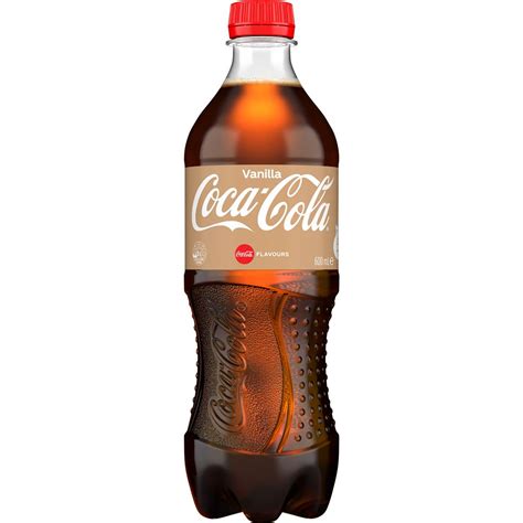 coca cola vanilla soft drink bottle ml woolworths