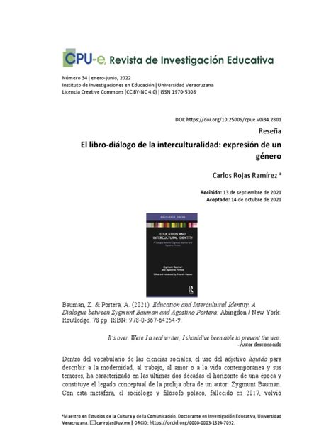 Cpu E Revista De Investigación Educativa El Libro Diálogo Pdf Pdf