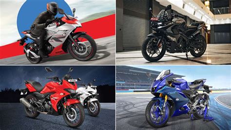 top  faired motorcycles  india  rs  lakh  rs